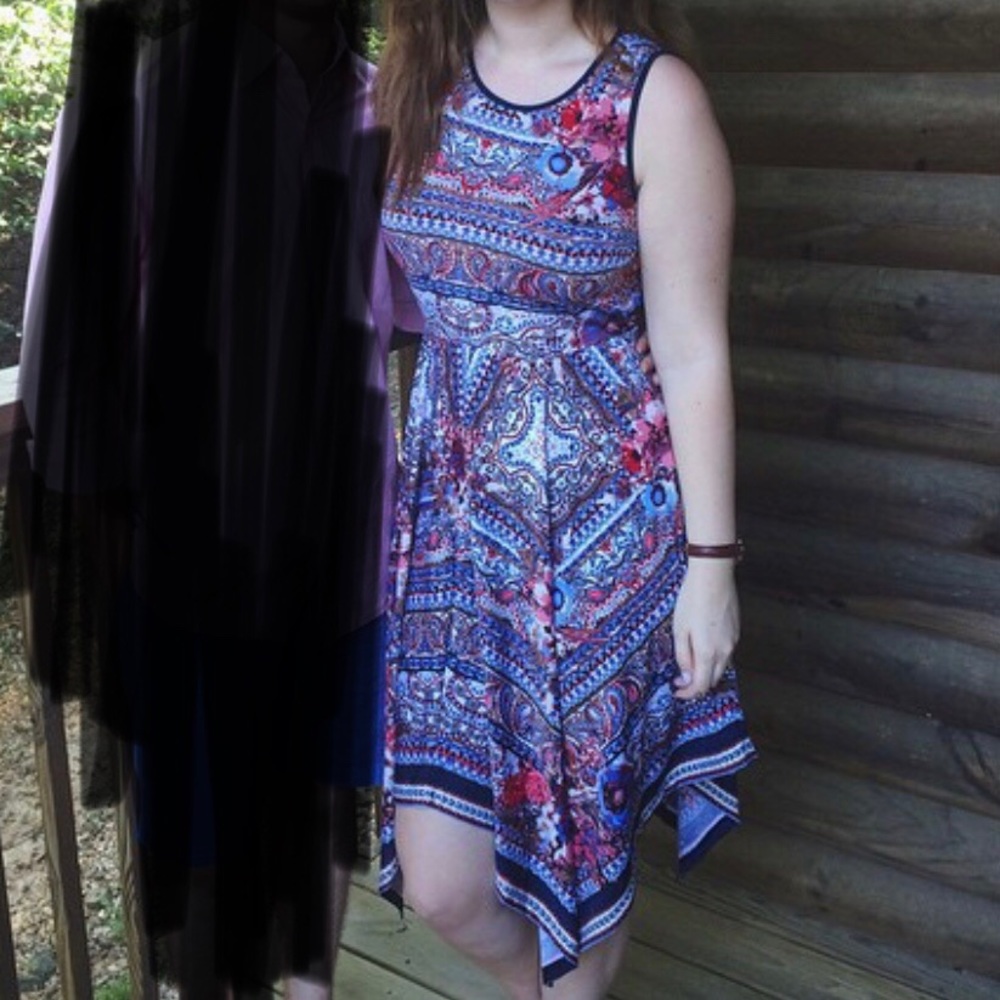 Paisley flowy dress